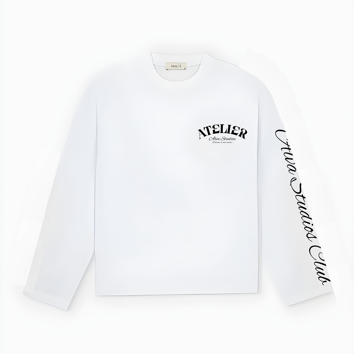 10200 ALVA ATELIER WHITE/BLACK LONGSLEEVE