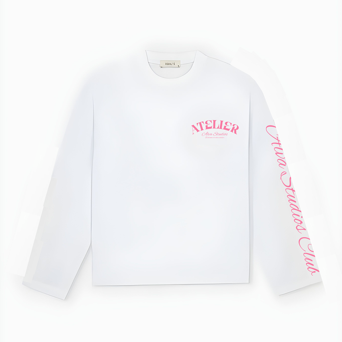 10203 ALVA ATELIER WHITE/PINK LONGSLEEVE