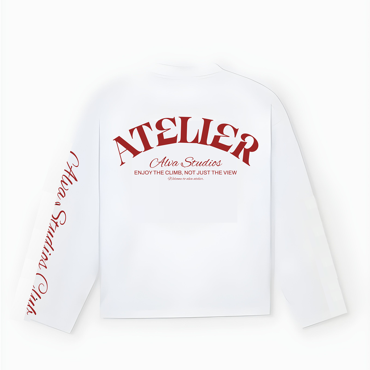 10201 ALVA ATELIER WHITE/RED LONGSLEEVE
