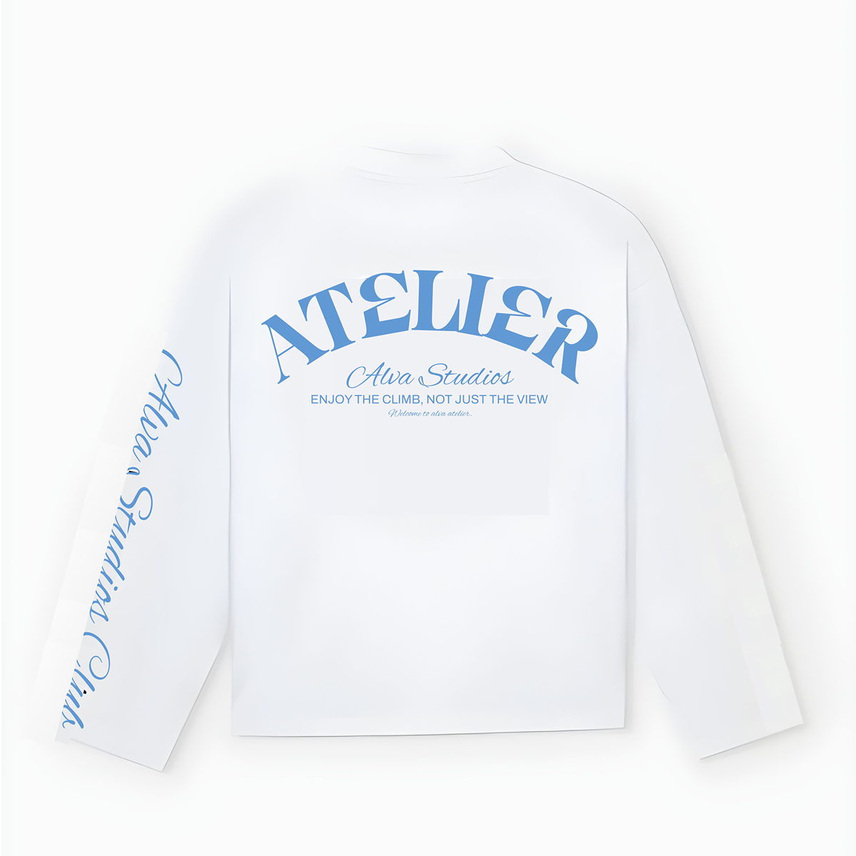 10202 ALVA ATELIER WHITE/BLUE LONGSLEEVE