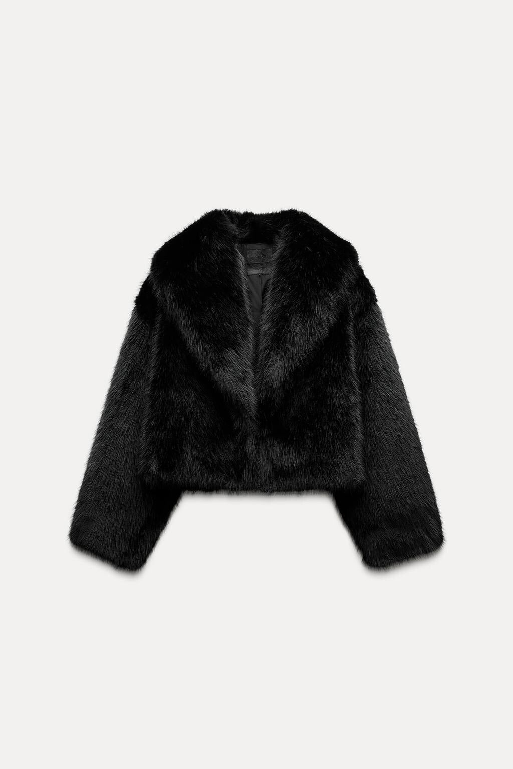 Faux Fur Cropped Jacket